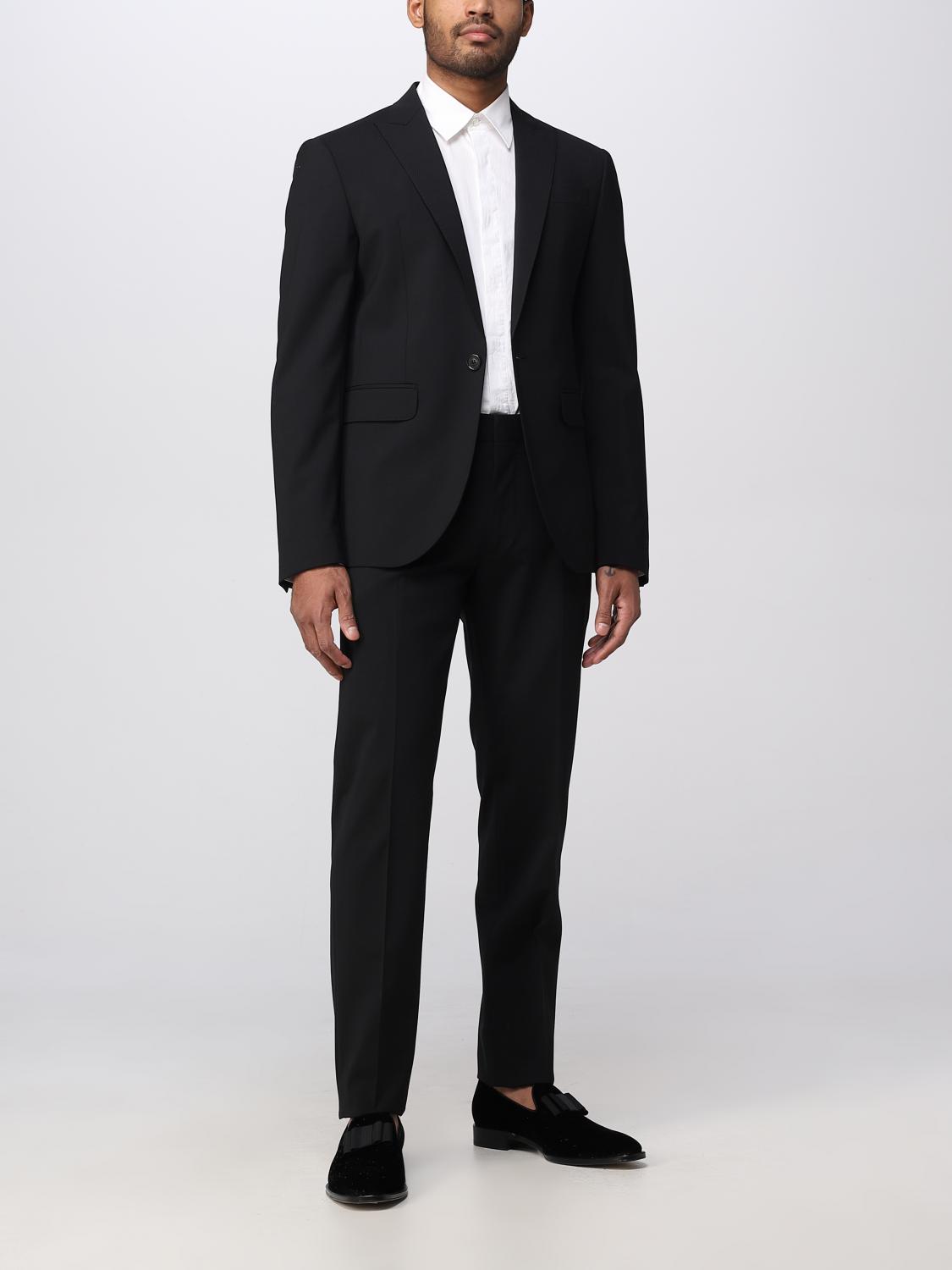DSQUARED2 西服套装: 西服套装 男士 Dsquared2, 黑色 - Img 2