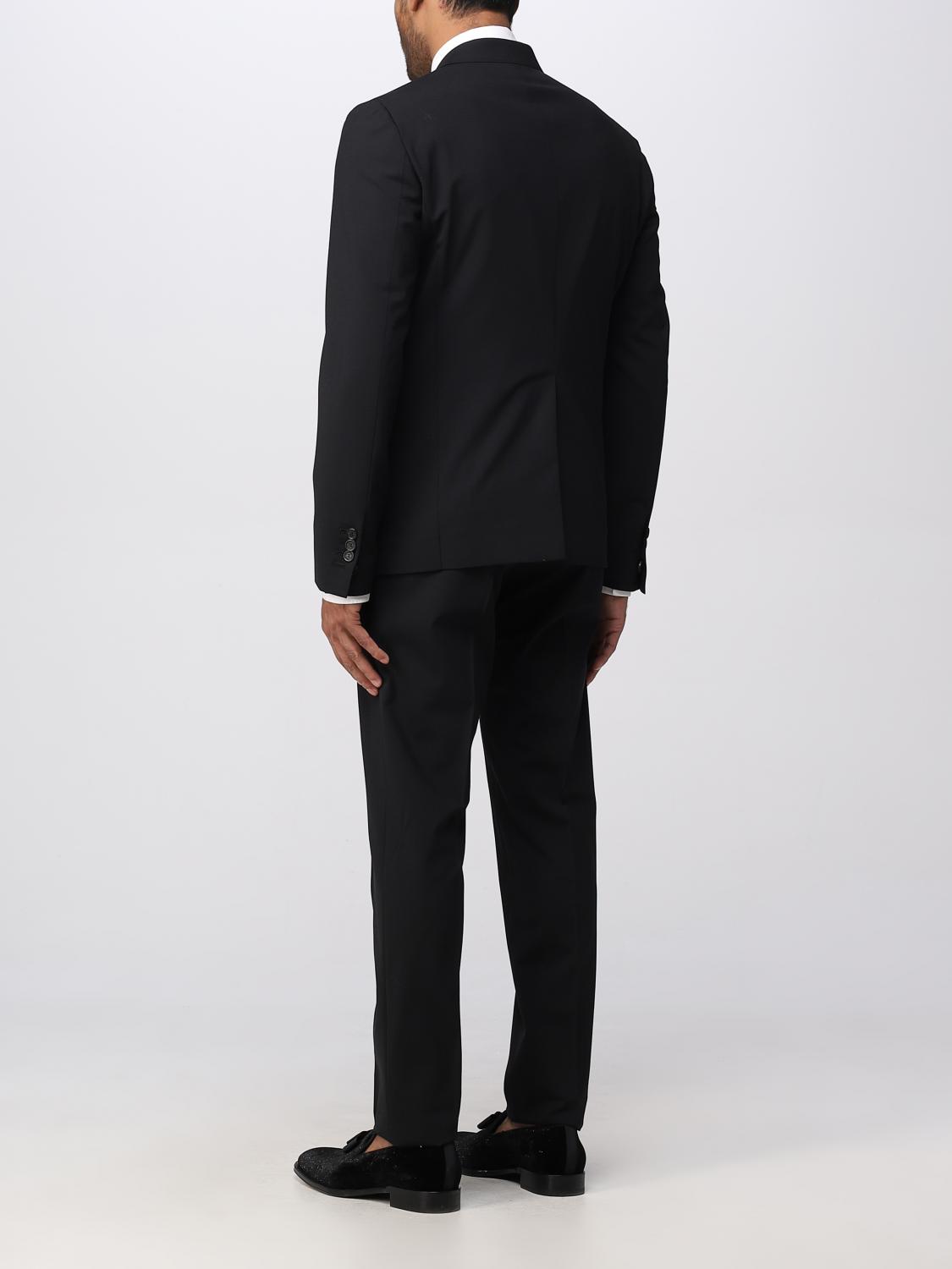 DSQUARED2 西服套装: 西服套装 男士 Dsquared2, 黑色 - Img 3