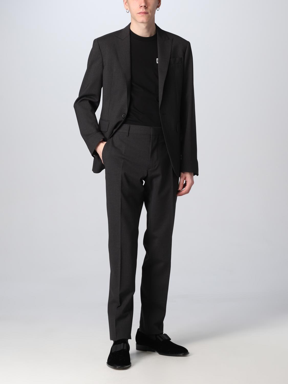 DSQUARED2 西服套装: 西服套装 男士 Dsquared2, 灰色 - Img 2