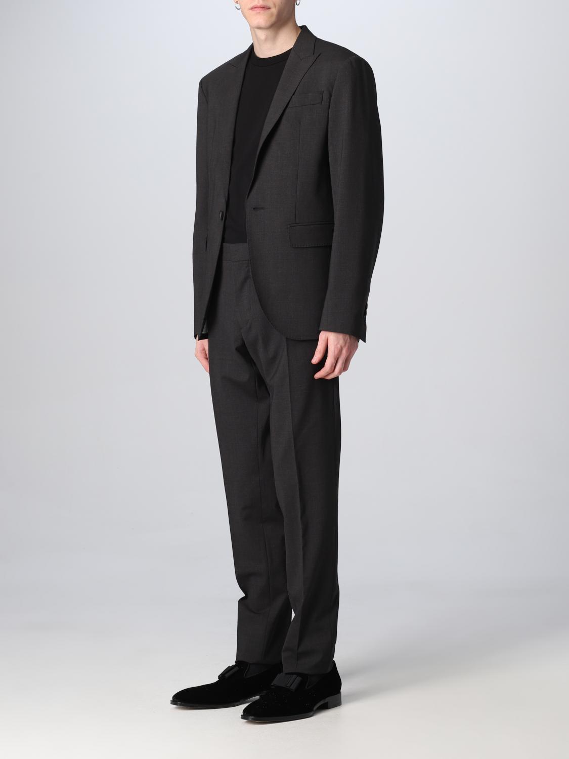 DSQUARED2 西服套装: 西服套装 男士 Dsquared2, 灰色 - Img 4
