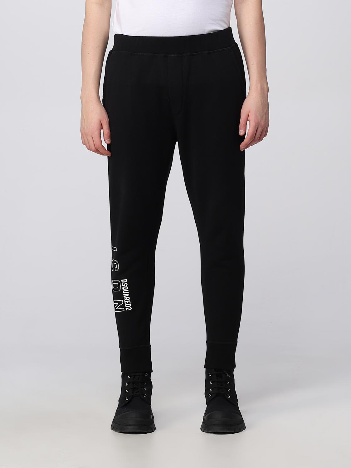 Dsquared² Black Viscose Super Flare High Waist Pants main image 1