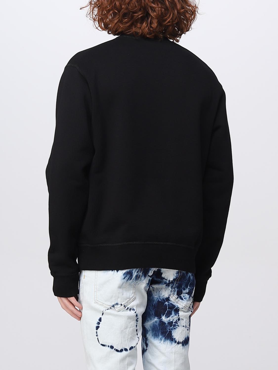 Dsquared2 sweatshirt in cotton - Black | S71GU0448S25516 | GIGLIO.COM