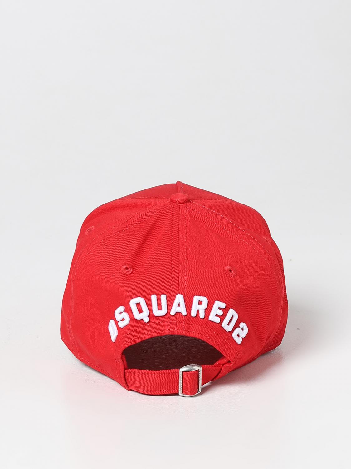 DSQUARED2 GORRO: Gorro hombre Dsquared2, Rojo - Img 3