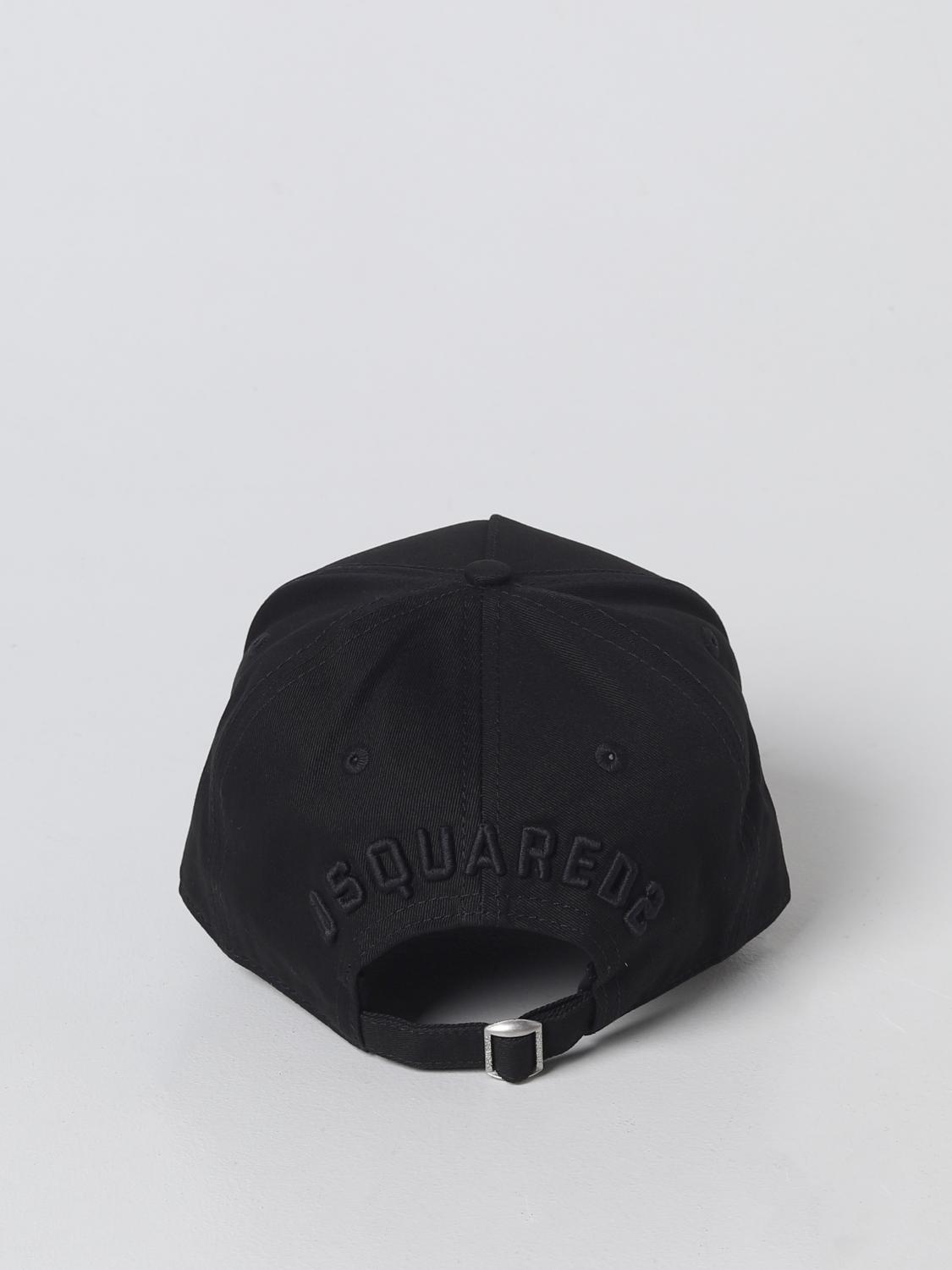 DSQUARED2 帽子: 帽子 メンズ Dsquared2, ブラック 2 - Img 3