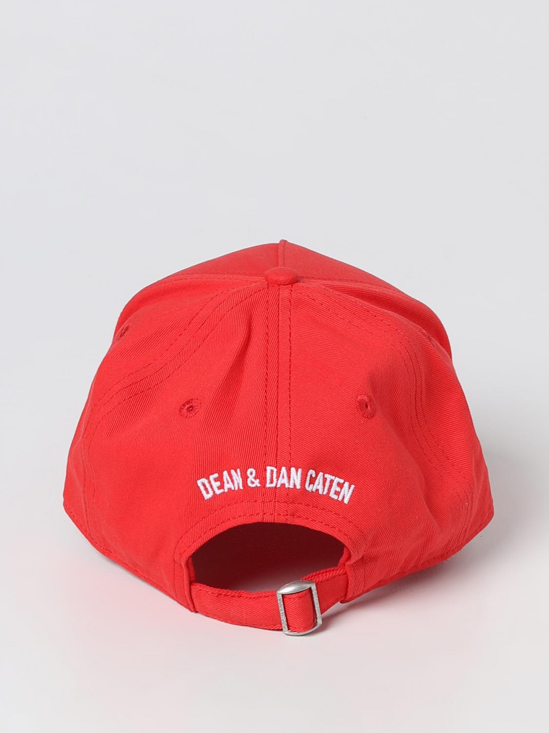 DSQUARED2 HAT: Dsquared2 hat in cotton, Coral - Img 3