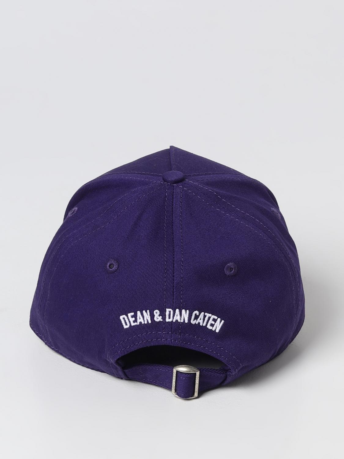 DSQUARED2 HAT: Dsquared2 hat in cotton, Violet - Img 3