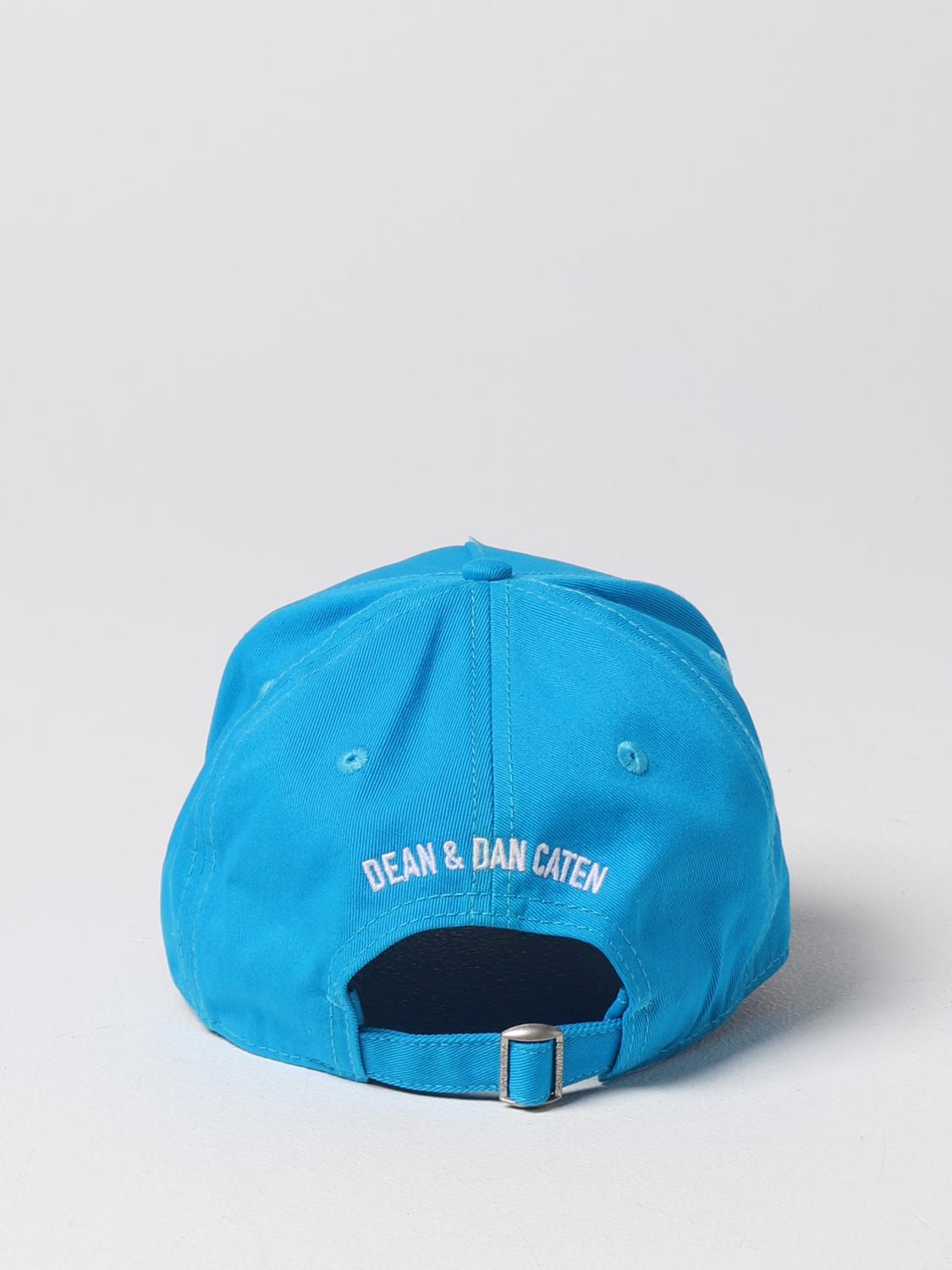 DSQUARED2 HAT: Hat men Dsquared2, Royal Blue - Img 3