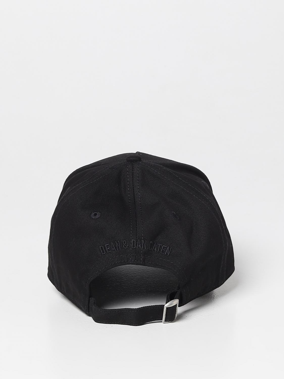 DSQUARED2 HAT: Dsquared2 hat in cotton, Black 1 - Img 3