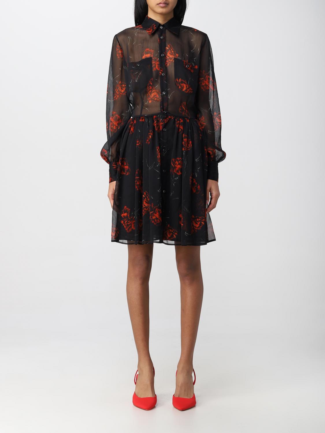 DSQUARED2 ABITO: Abito Dsquared2 in tessuto sintetico, Nero - Img 1