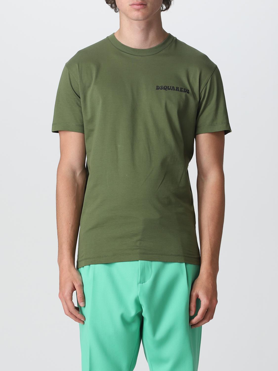 DSQUARED2 CAMISETA: Camiseta hombre Dsquared2, Verde - Img 1