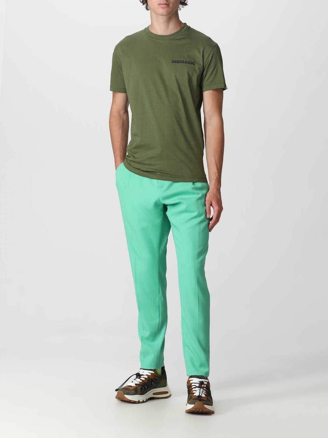 DSQUARED2 CAMISETA: Camiseta hombre Dsquared2, Verde - Img 2