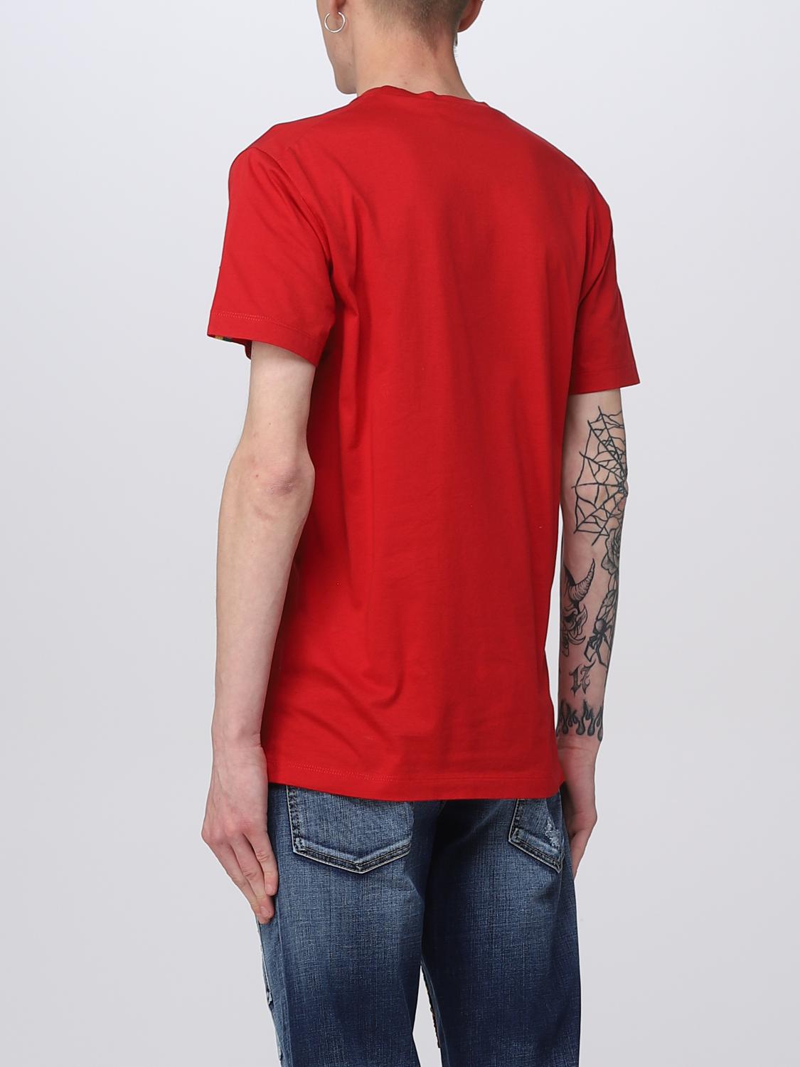 DSQUARED2 CAMISETA: Camiseta hombre Dsquared2, Rojo - Img 3