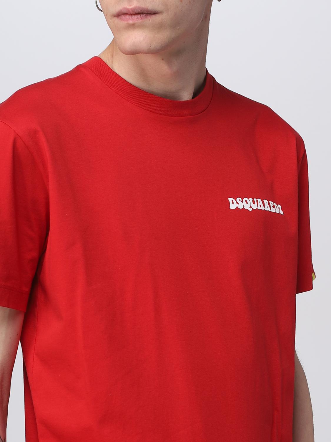 DSQUARED2 CAMISETA: Camiseta hombre Dsquared2, Rojo - Img 4