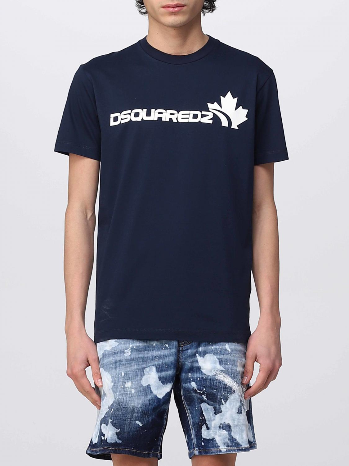 Dsquared2 T-shirt girocollo con logo S74GD0671