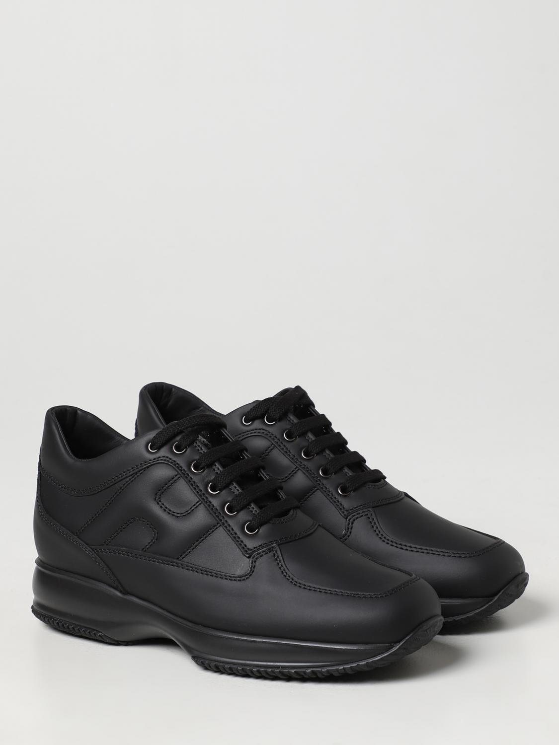 HOGAN SNEAKERS: Hogan Interactive leather sneakers, Black - Img 2