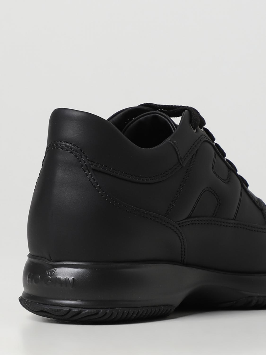 HOGAN SNEAKERS: Hogan Interactive leather sneakers, Black - Img 3