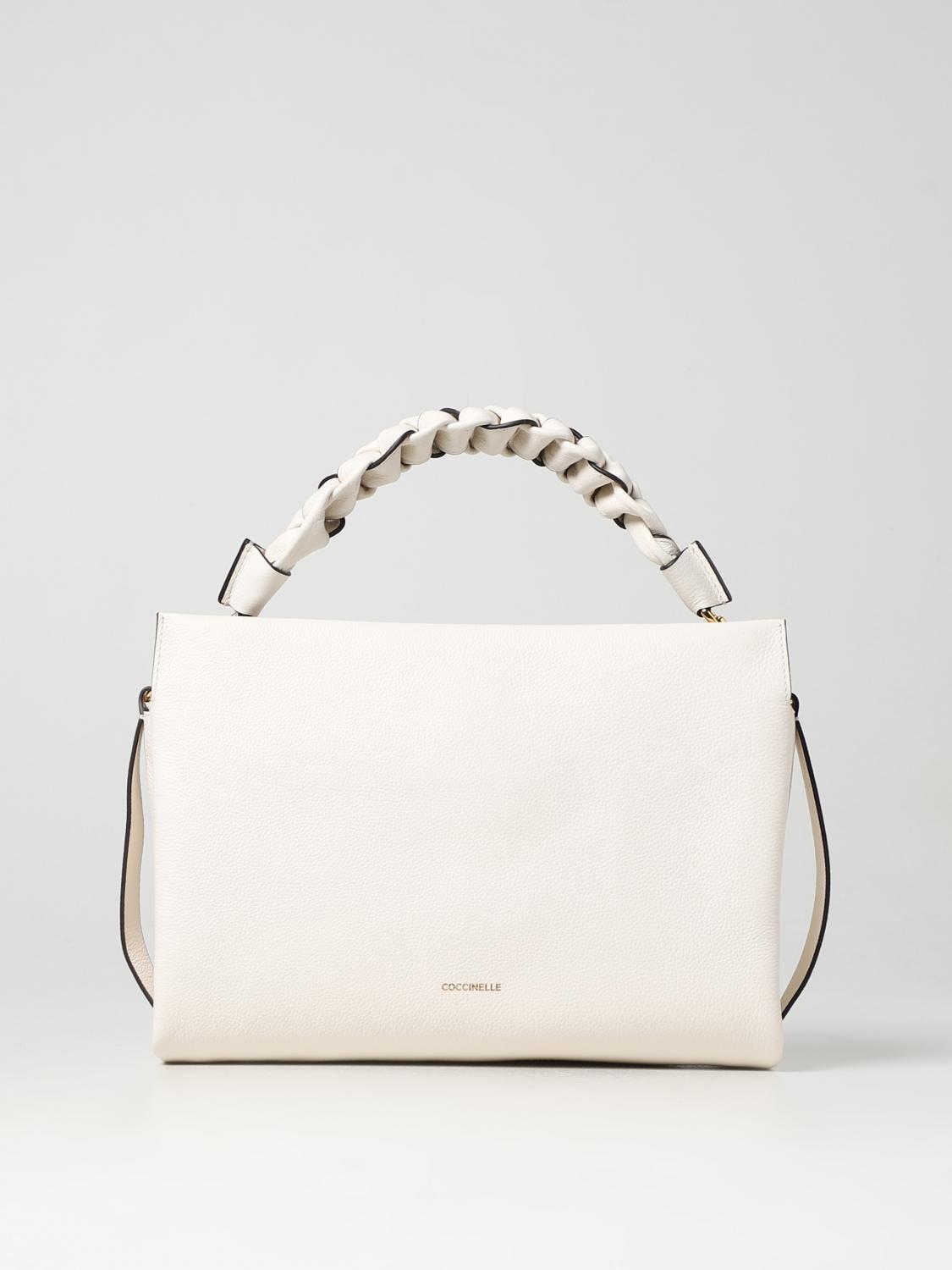 COCCINELLE SHOULDER BAG: Shoulder bag woman Coccinelle, White - Img 1