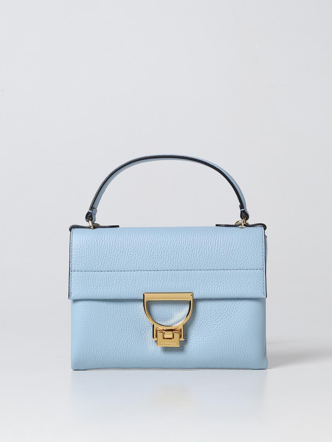 COCCINELLE MINITASCHE: Schultertasche damen Coccinelle, Hellblau - Img 1