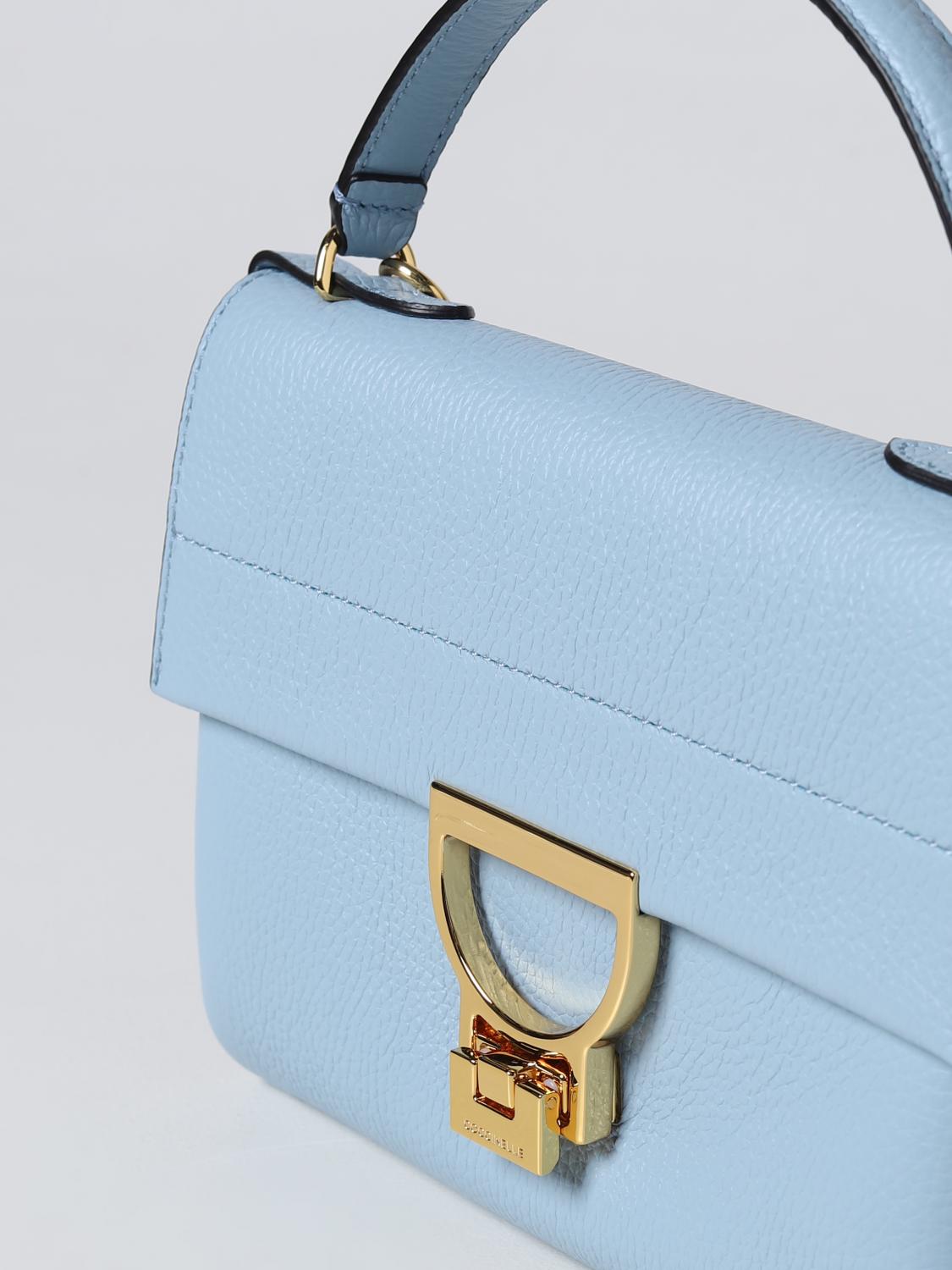 COCCINELLE MINITASCHE: Schultertasche damen Coccinelle, Hellblau - Img 3