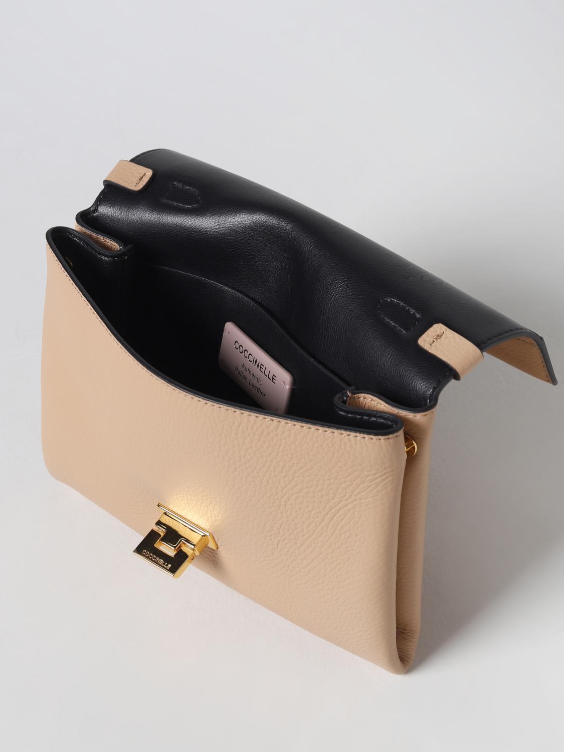 COCCINELLE MINITASCHE: Schultertasche damen Coccinelle, Beige - Img 3