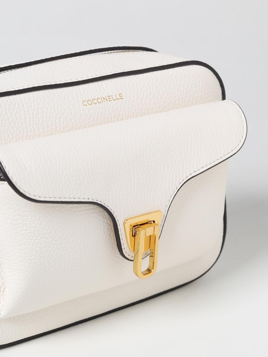 COCCINELLE MINITASCHE: Schultertasche damen Coccinelle, Weiß - Img 3