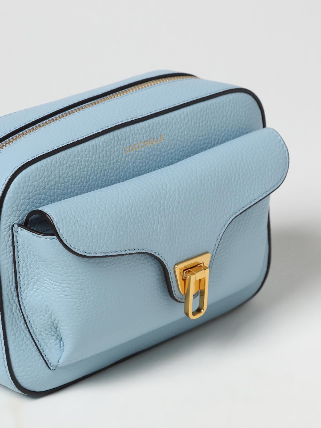 COCCINELLE MINITASCHE: Schultertasche damen Coccinelle, Hellblau - Img 3