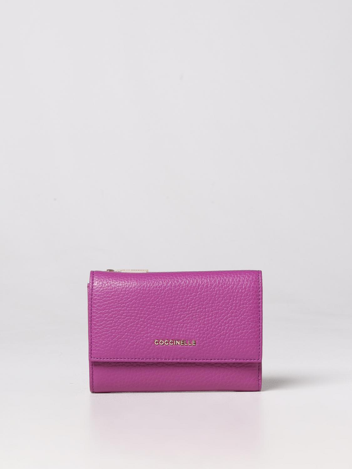COCCINELLE WALLET: Wallet woman Coccinelle, Violet - Img 1