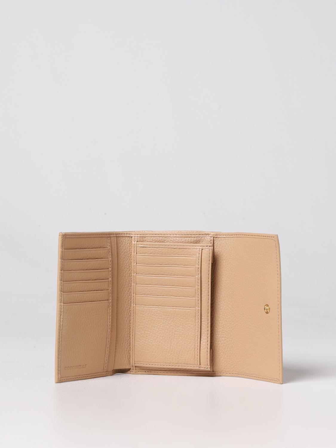 COCCINELLE GELDBÖRSE: Geldbeutel damen Coccinelle, Beige - Img 2