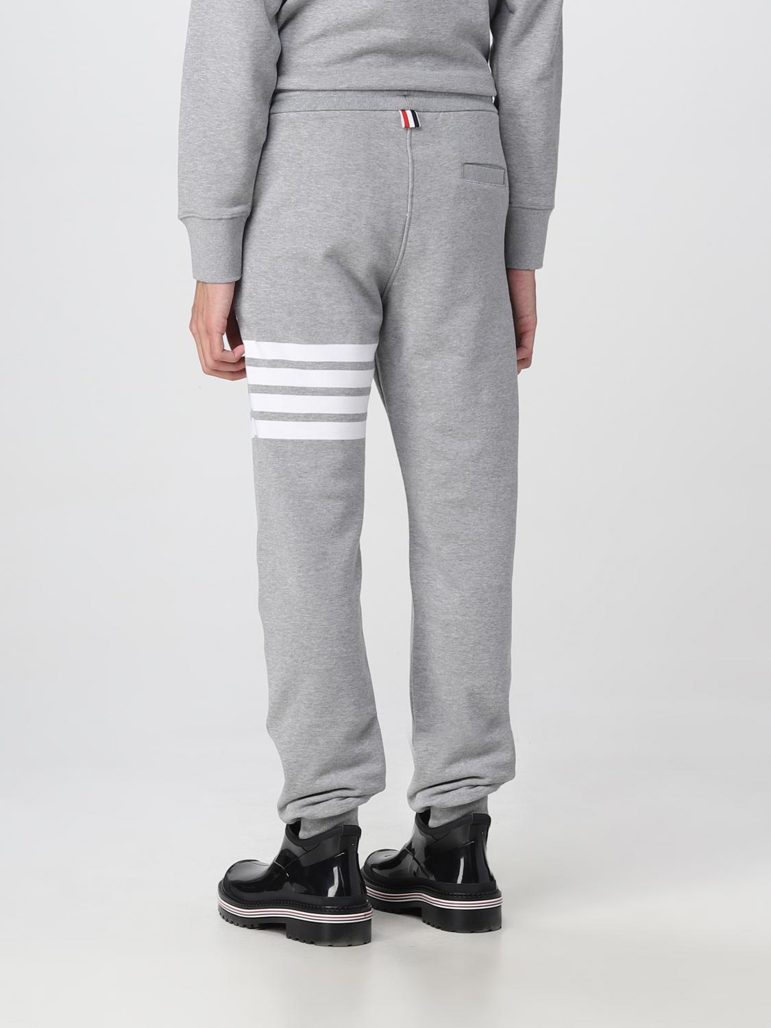 THOM BROWNE PANTALONI: Pantalone Thom Browne in cotone, Grigio - Img 3