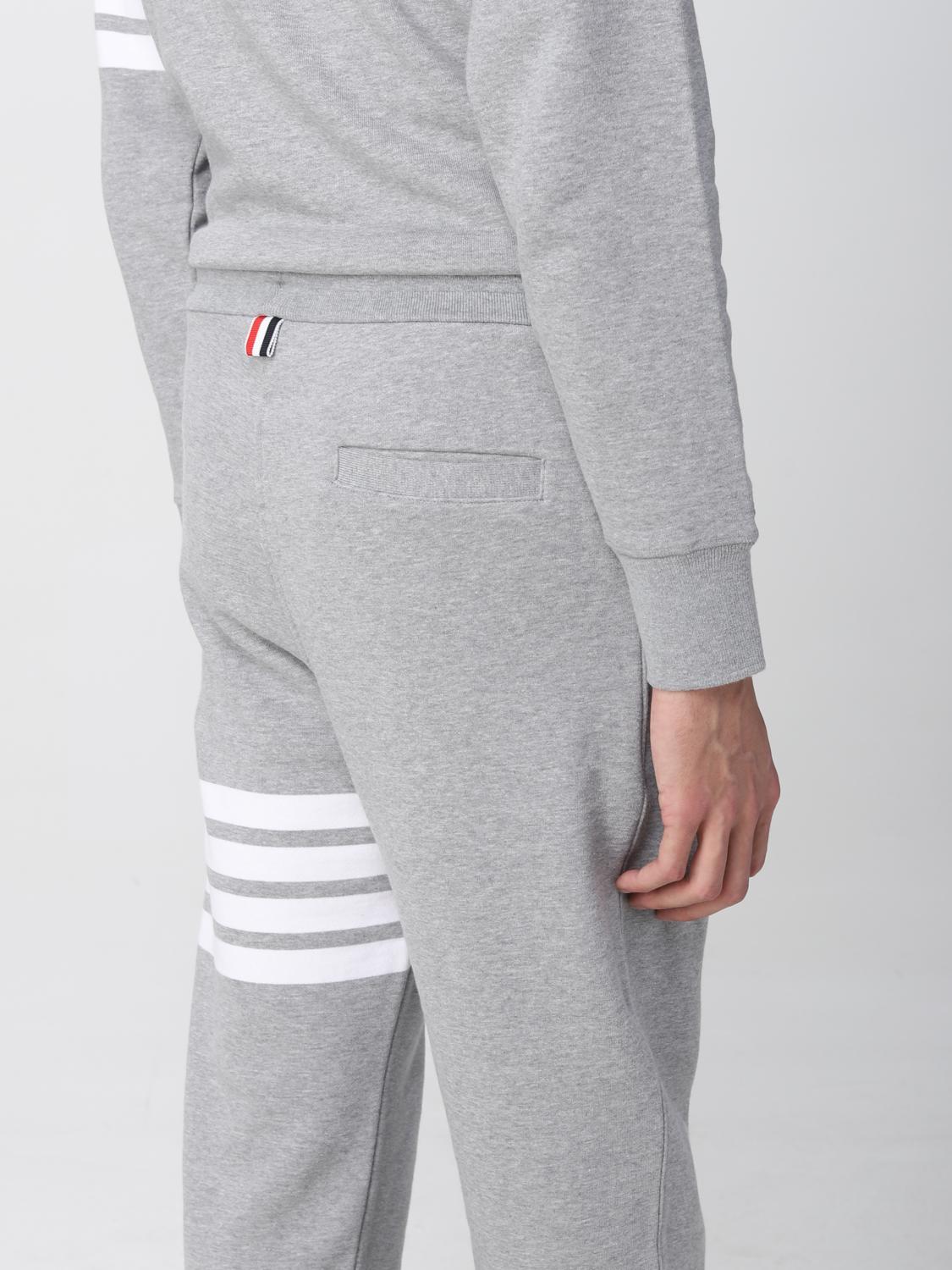 THOM BROWNE PANTALONI: Pantalone Thom Browne in cotone, Grigio - Img 5