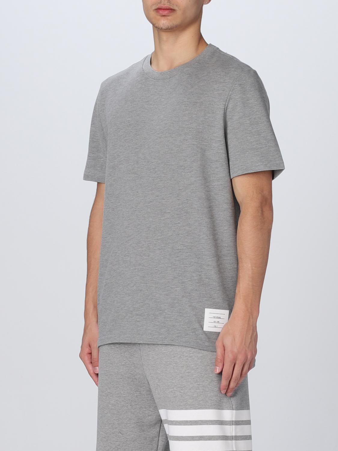THOM BROWNE CAMISETA: Camiseta hombre Thom Browne, Gris - Img 4