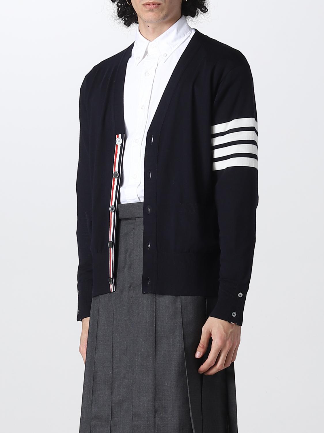 THOM BROWNE JERSEY: Jersey hombre Thom Browne, Azul Marino - Img 4