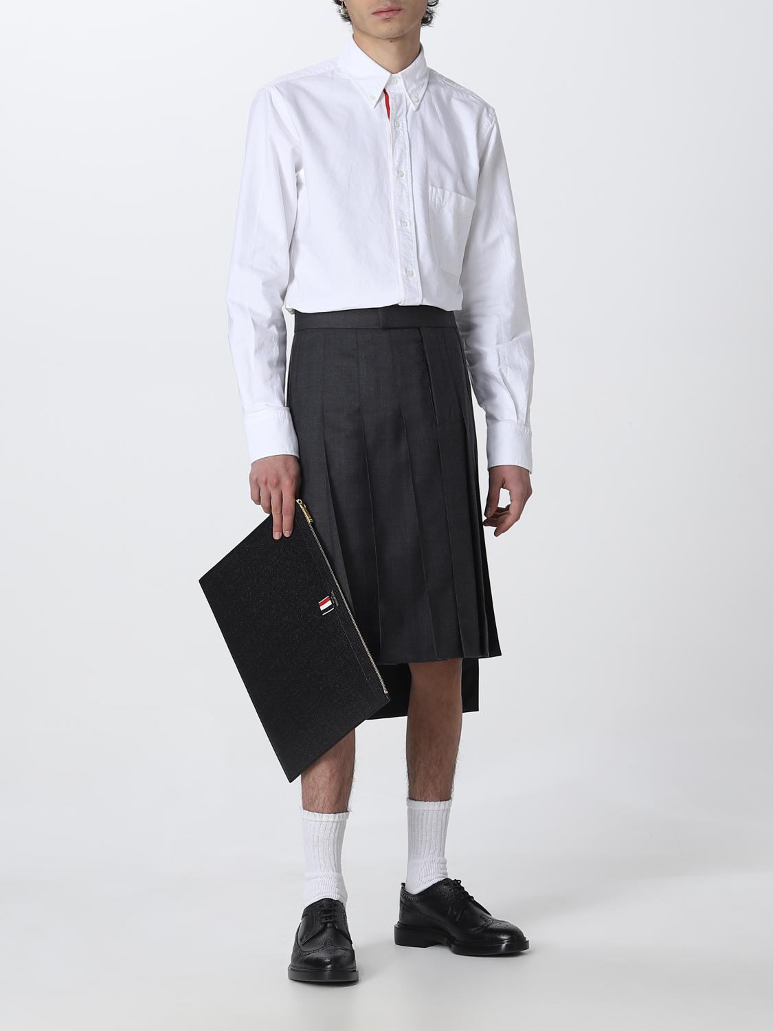 THOM BROWNE SHIRT: Thom Browne poplin shirt, White - Img 2