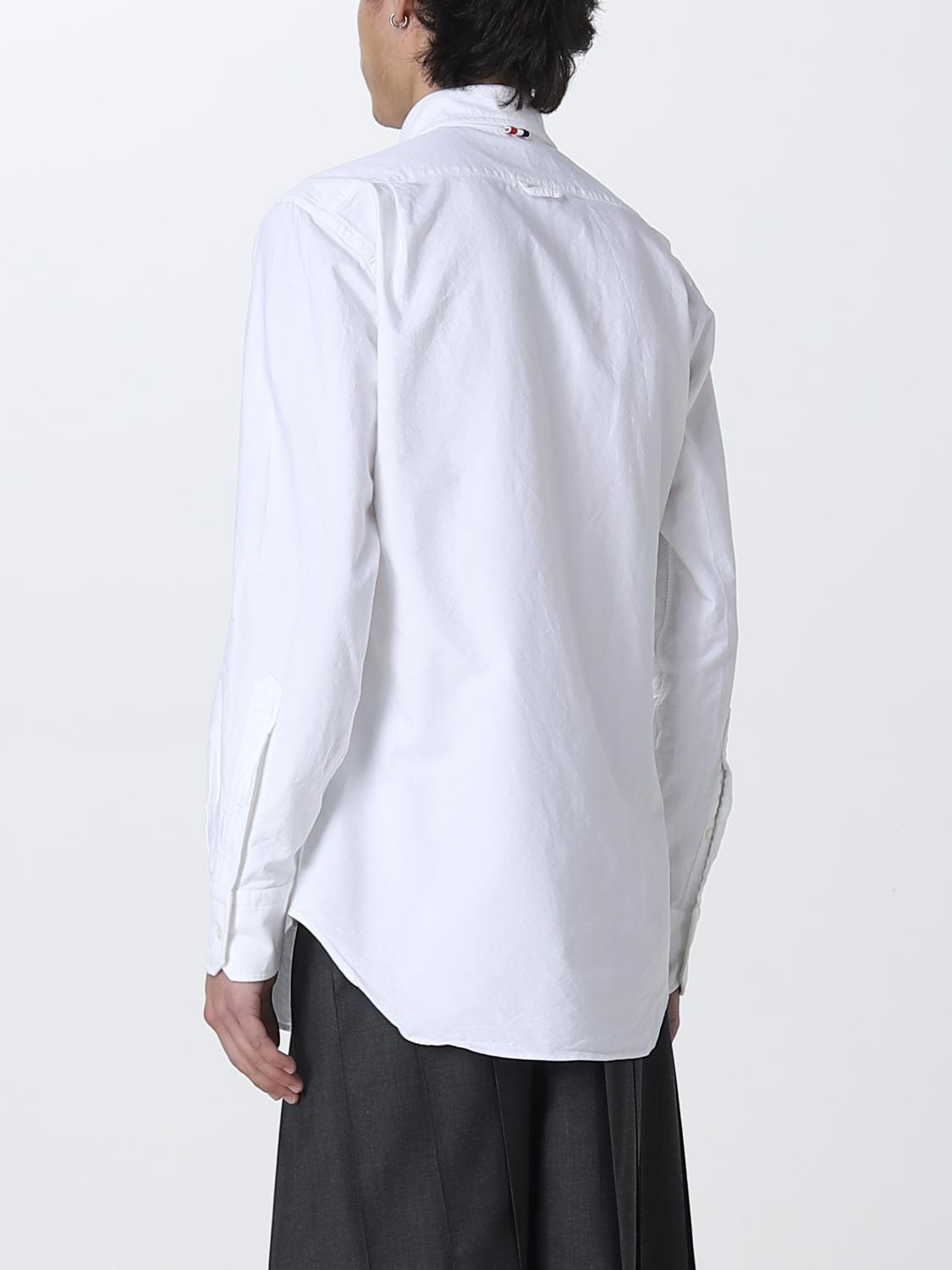 THOM BROWNE SHIRT: Thom Browne poplin shirt, White - Img 3