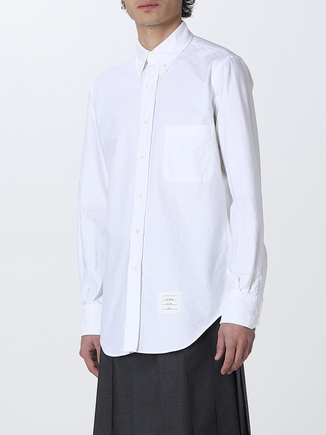 THOM BROWNE SHIRT: Thom Browne poplin shirt, White - Img 4