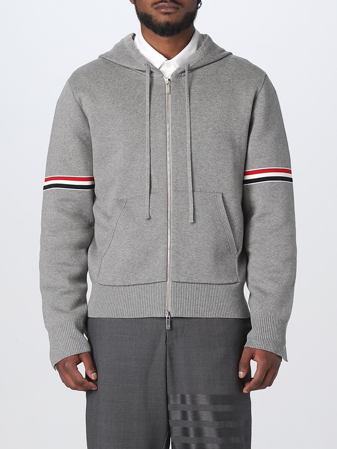 THOM BROWNE SWEATSHIRT: Pullover herren Thom Browne, Grau - Img 1