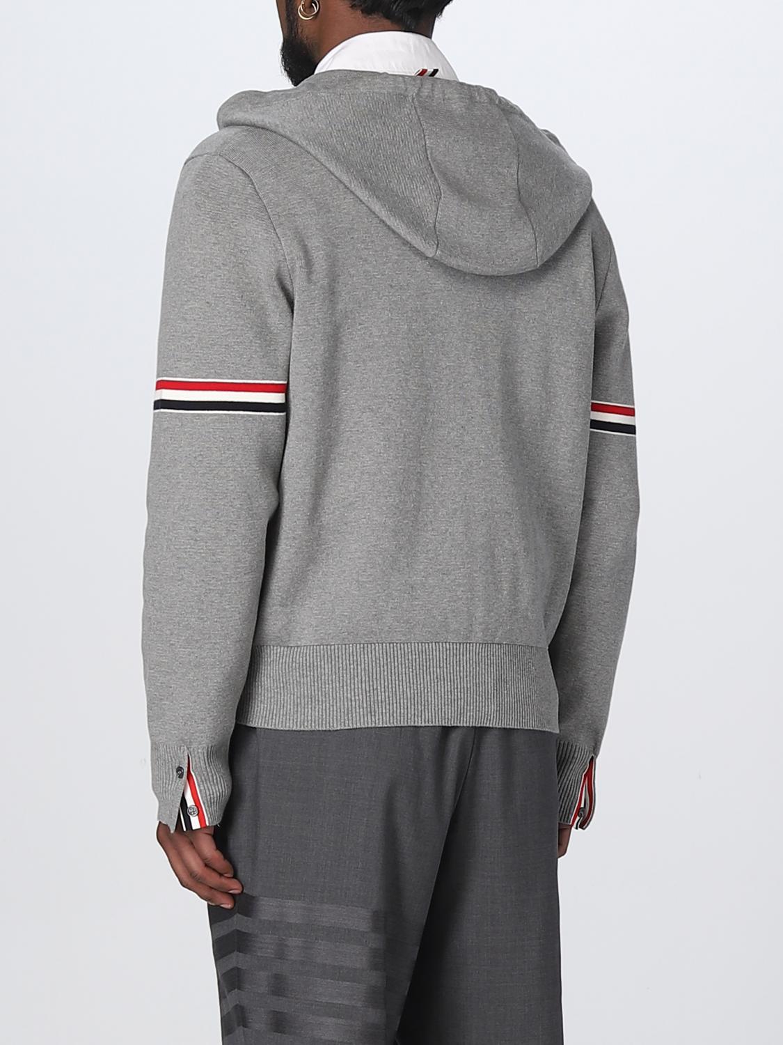 THOM BROWNE SWEATSHIRT: Pullover herren Thom Browne, Grau - Img 3
