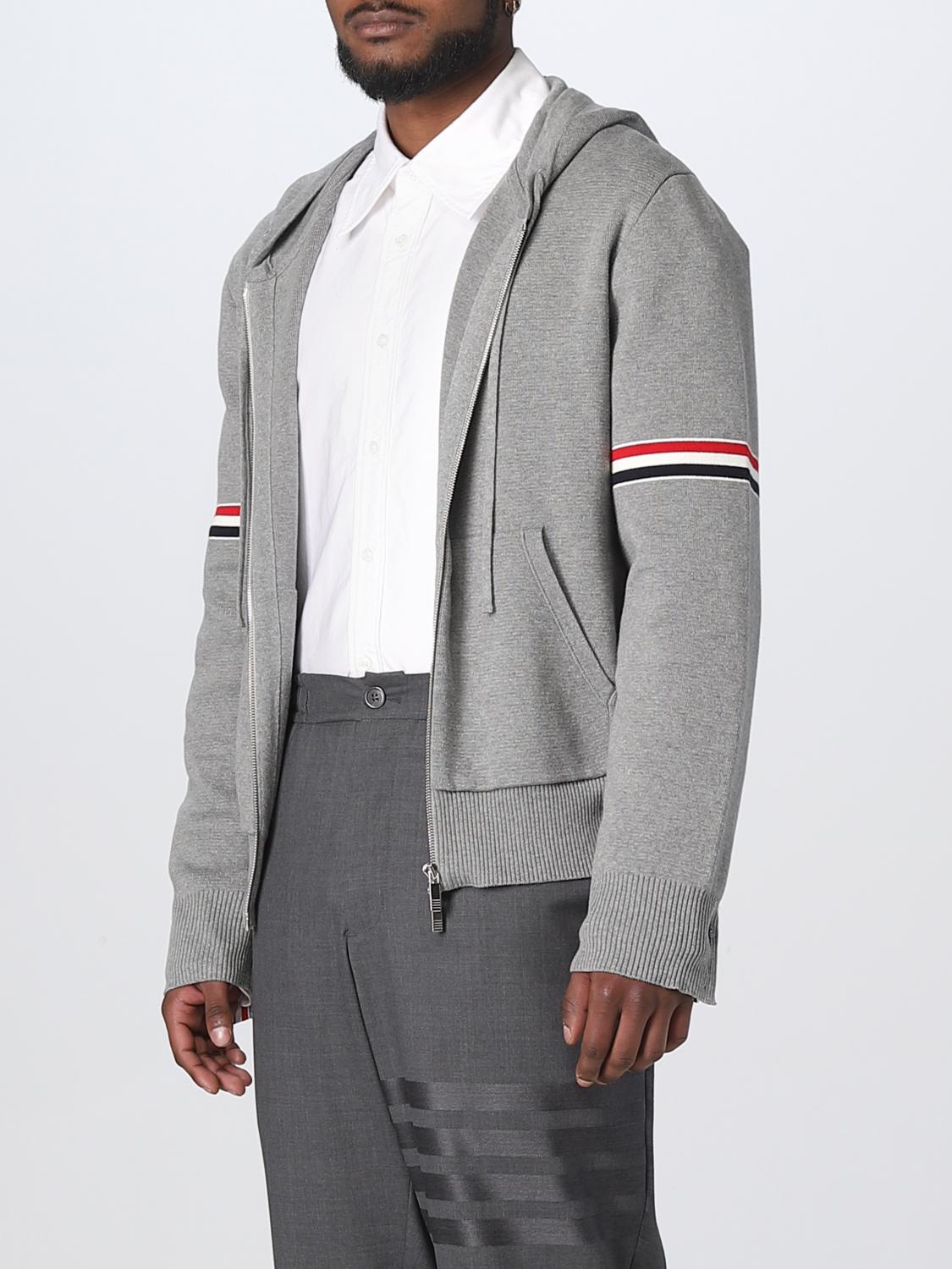 THOM BROWNE SWEATSHIRT: Pullover herren Thom Browne, Grau - Img 4