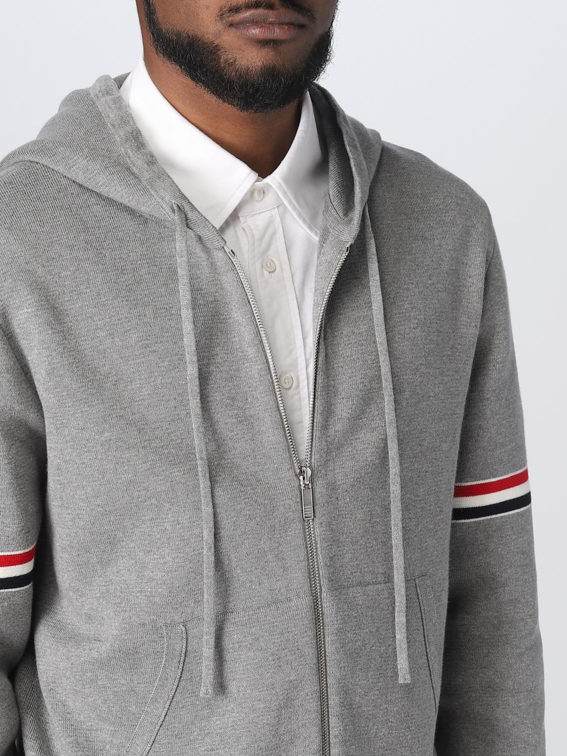 THOM BROWNE SWEATSHIRT: Pullover herren Thom Browne, Grau - Img 5