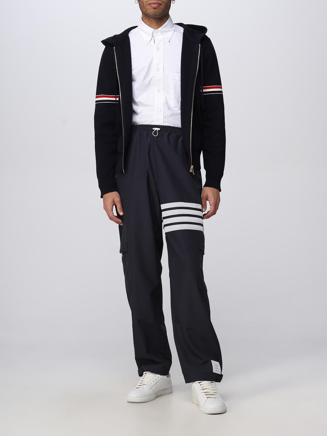 THOM BROWNE SWEATSHIRT: Thom Browne cotton sweatshirt, Navy - Img 2