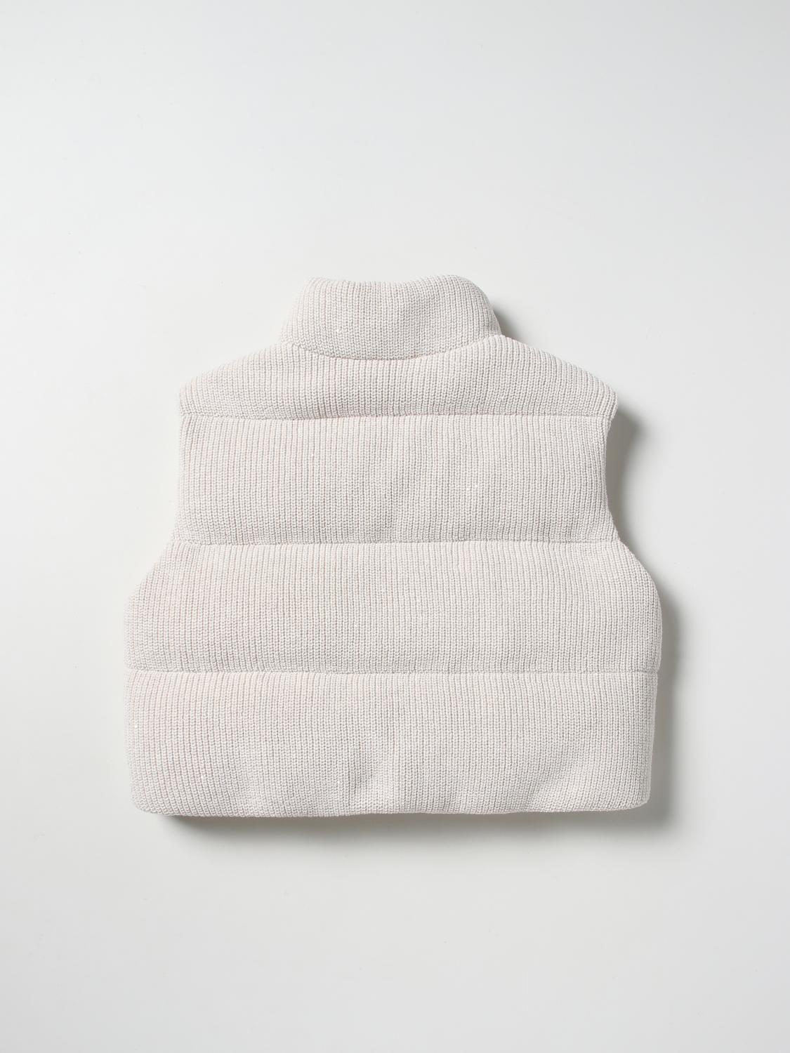 BRUNELLO CUCINELLI JACKET: Brunello Cucinelli cotton duvet, Beige - Img 2