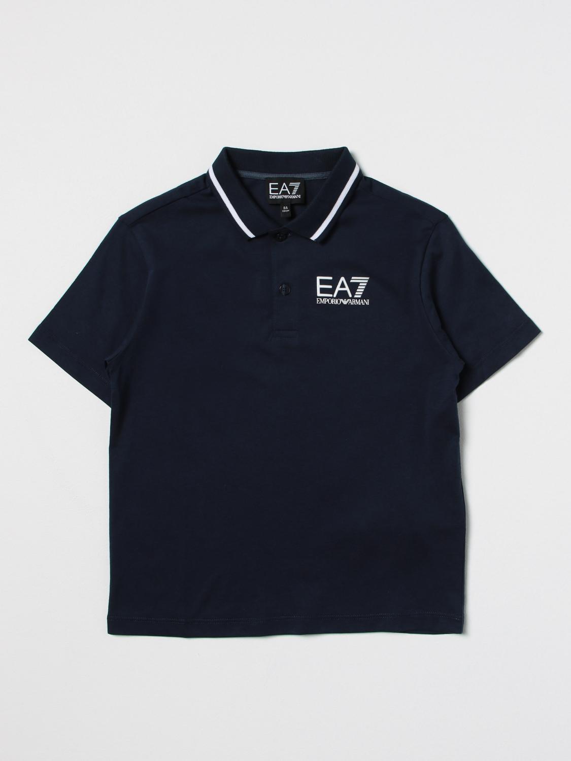 EA7 POLO: Polo niños Ea7, Azul Oscuro - Img 1