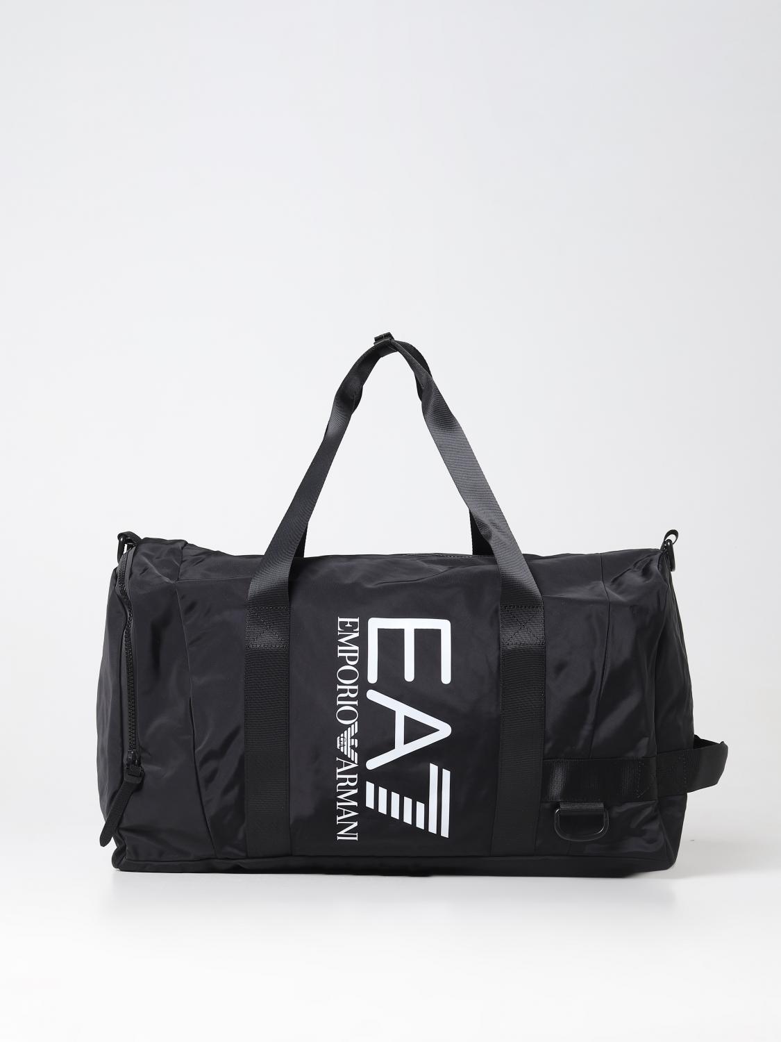 EA7 VALIGIA: Borsone EA7 in nylon, Nero - Img 1