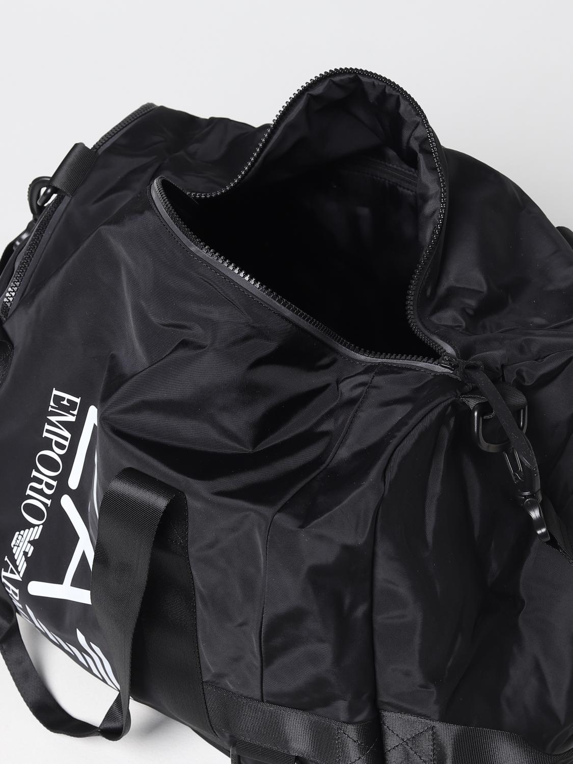 EA7 VALIGIA: Borsone EA7 in nylon, Nero - Img 4