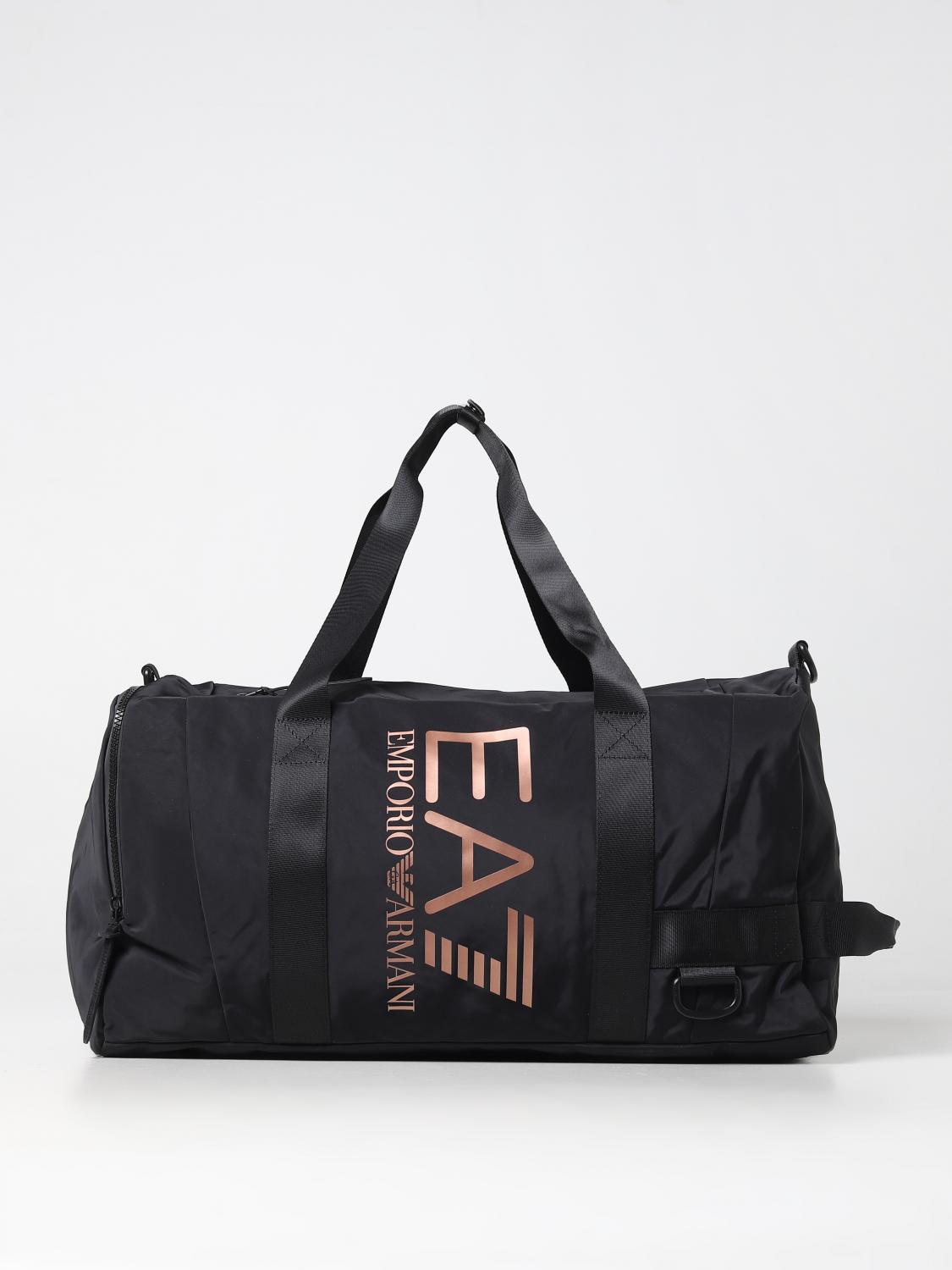 EA7 VALIGIA: Borsone EA7 in nylon, Nero 1 - Img 1