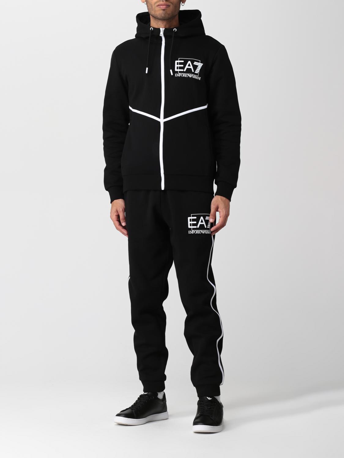 EA7 SWEAT: Sweat men Ea7, Black - Img 2