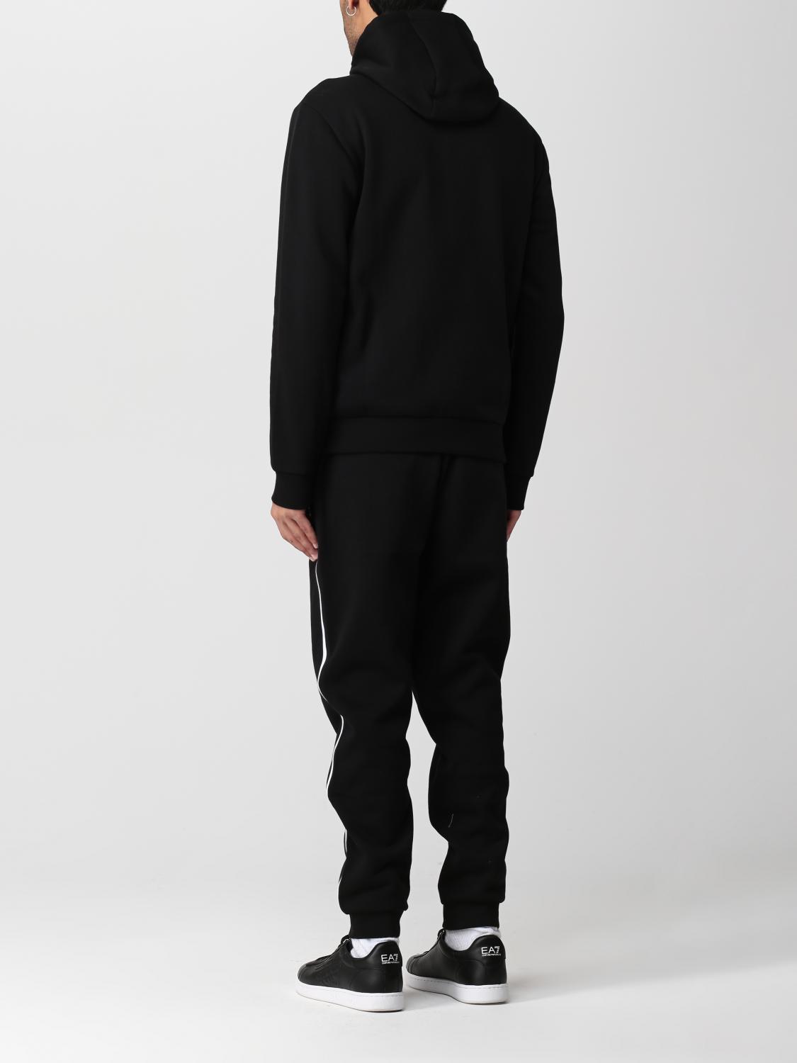 EA7 SWEAT: Sweat men Ea7, Black - Img 3