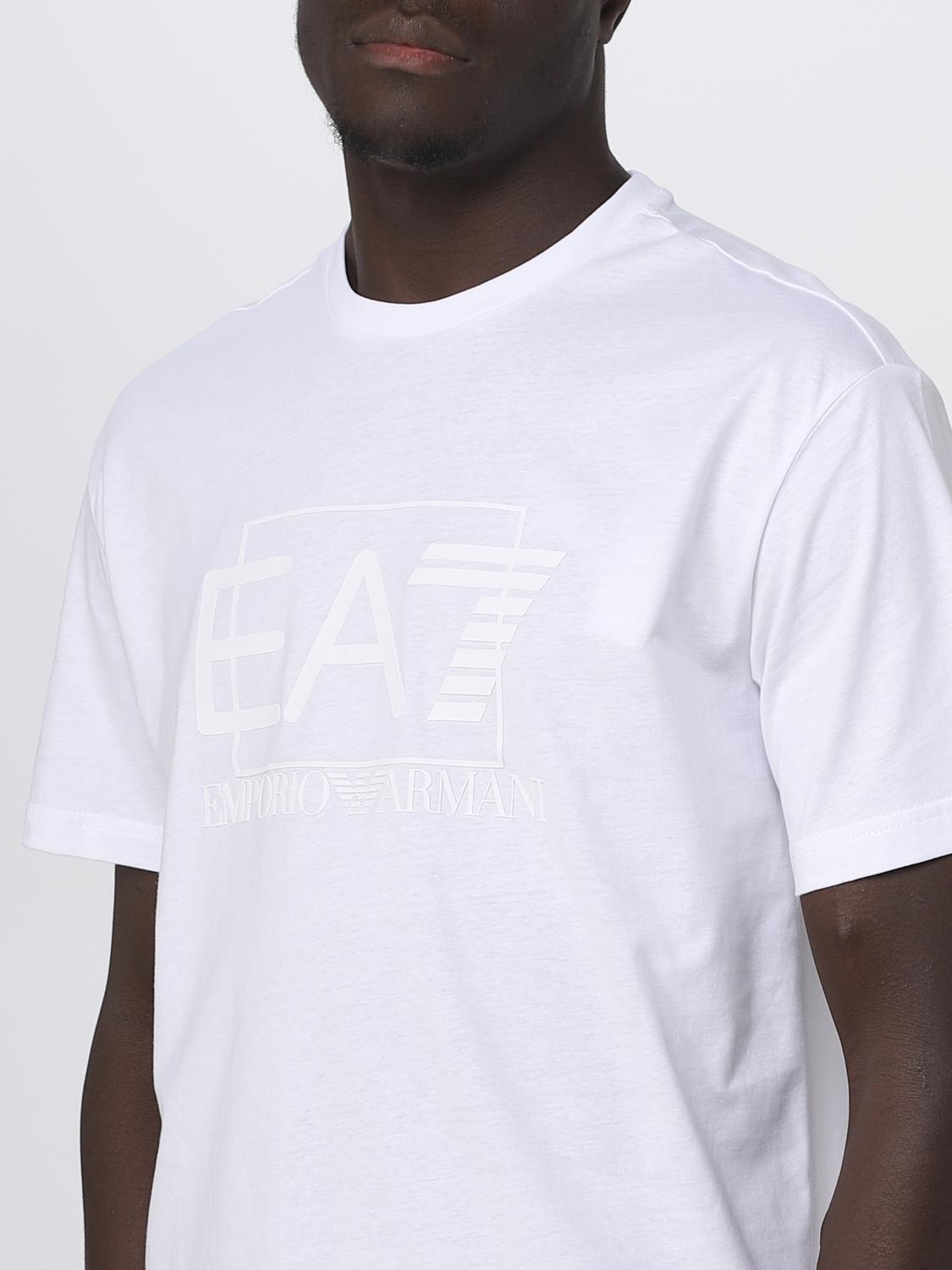 EA7 T-SHIRT: T-shirt men Ea7, White - Img 3