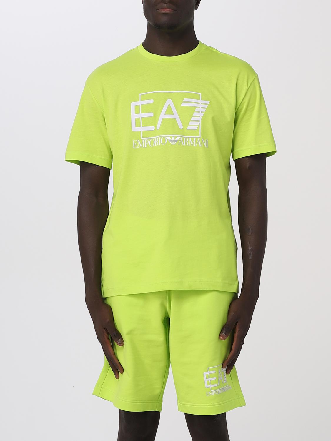 EA7 T-SHIRT: T-shirt men Ea7, Yellow - Img 1