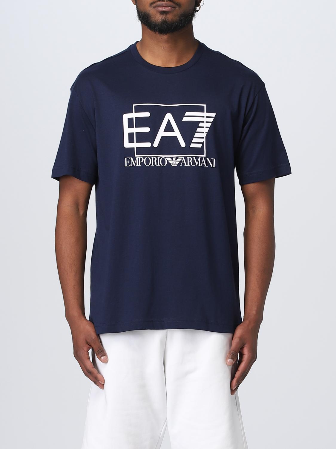 EA7 T-SHIRT: T-shirt men Ea7, Blue - Img 1